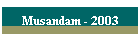 Musandam - 2003